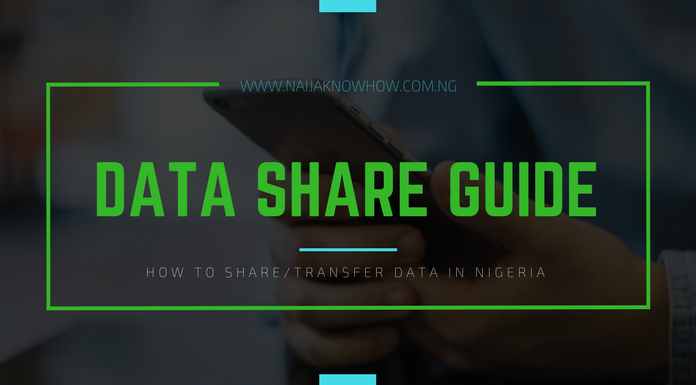how to share data on glo mtn etisalat airtel in nigeria