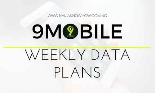9MOBILE WEEKLY DATA PLANS