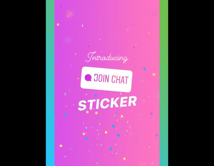 Join chat in IG stories