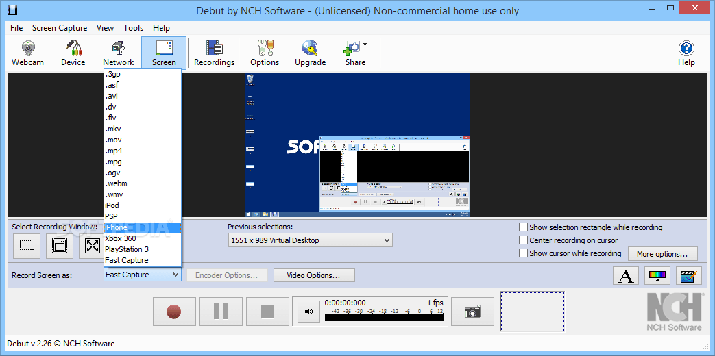 debut video software