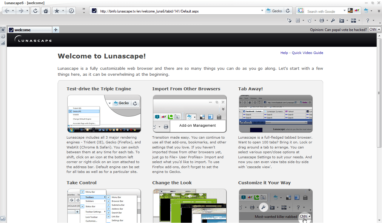 Lunascape browser review