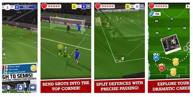 Score! Hero - best offline and online football android games