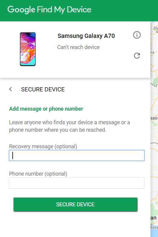 google find my device