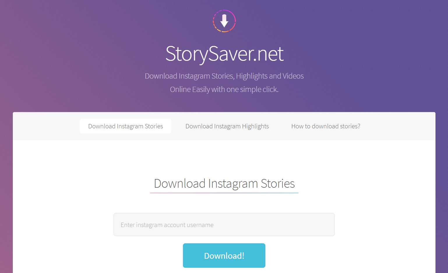 Story saver.net (http://saver.net/)