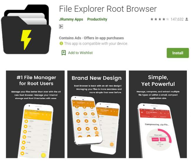 File Explorer Root Browser