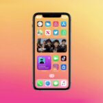 IOS 14 operating system on iPhone