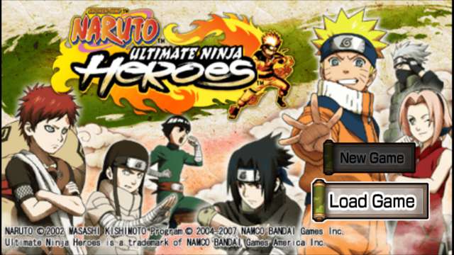 Naruto Ultimate Ninja Heroes PPSSPP ISO Android Download