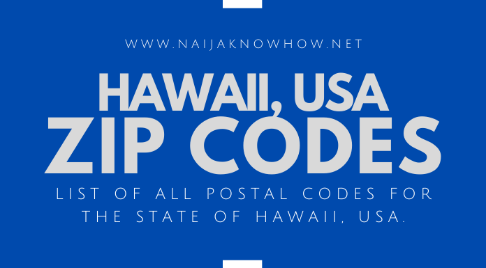 Hawaii ZIP Codes List Of Postal Codes For The State Of Hawaii USA   Hawaii USA ZIP Codes 