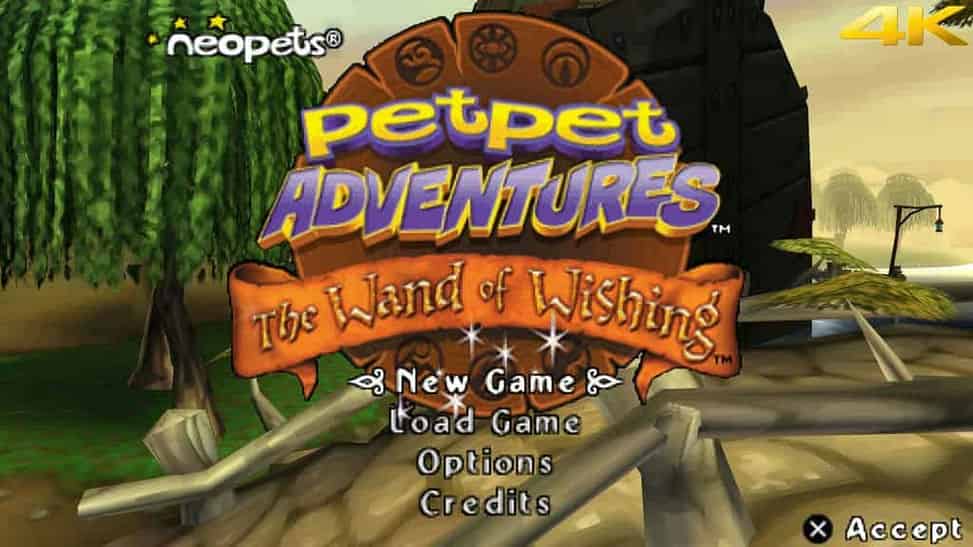 Neopets Petpet Adventures The Wand of Wishing PPSSPP